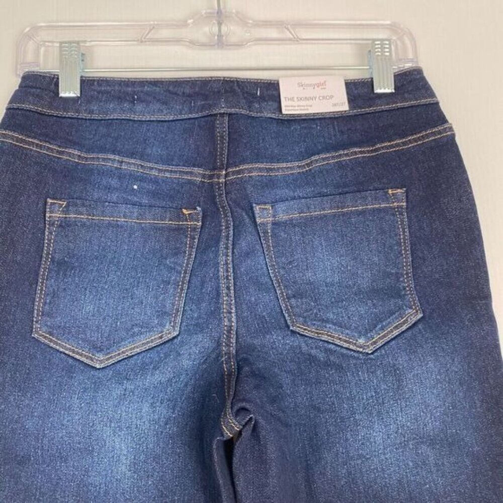 Skinnygirl Women’s Mid Rise Skinny Crop IStretch Jeans Indigo Size 26T Pull On - Picture 9 of 11